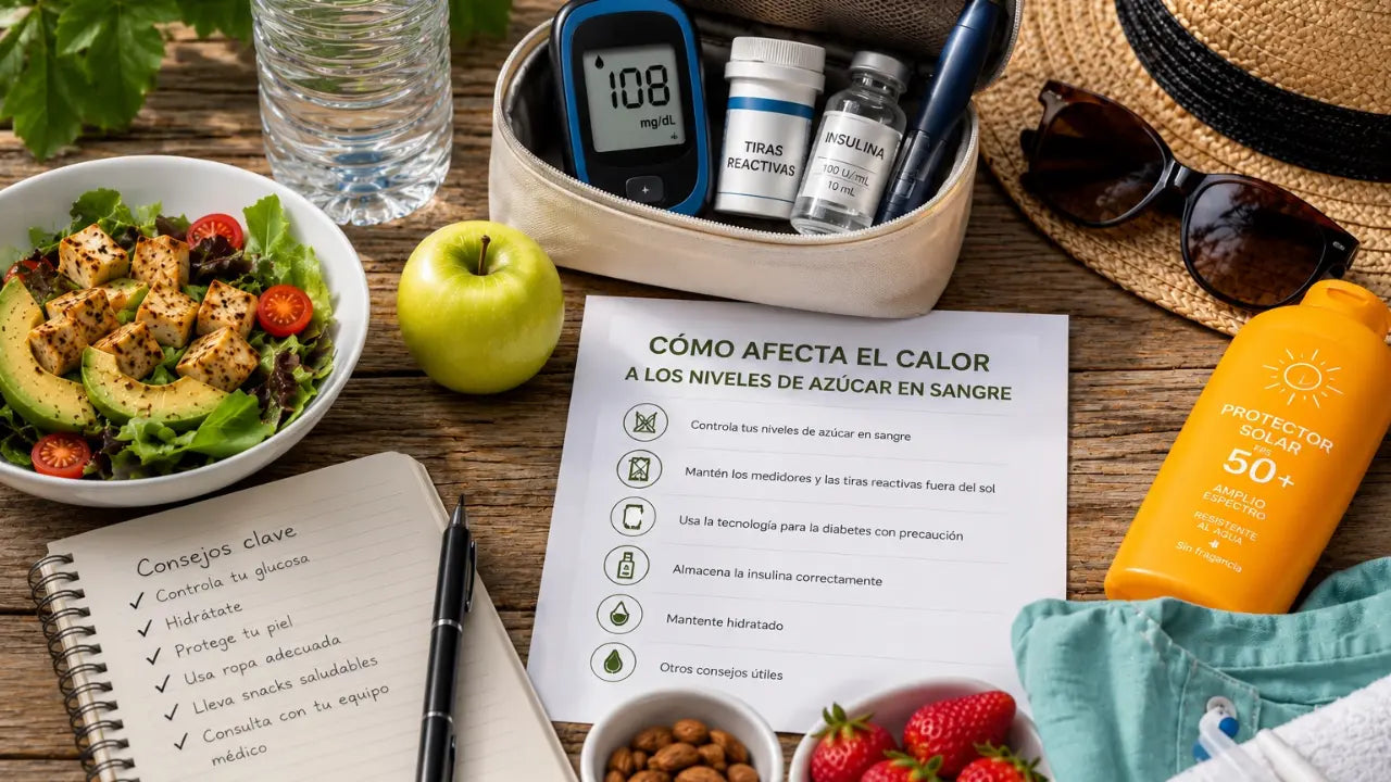 Sol, calor y diabetes: Consejos prácticos para cuidarte este verano