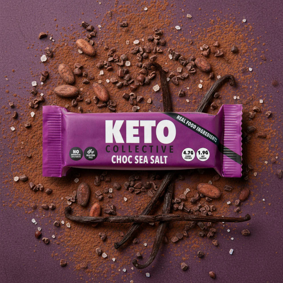 Barrita Keto de Chocolate y Sal Marina - 40gr