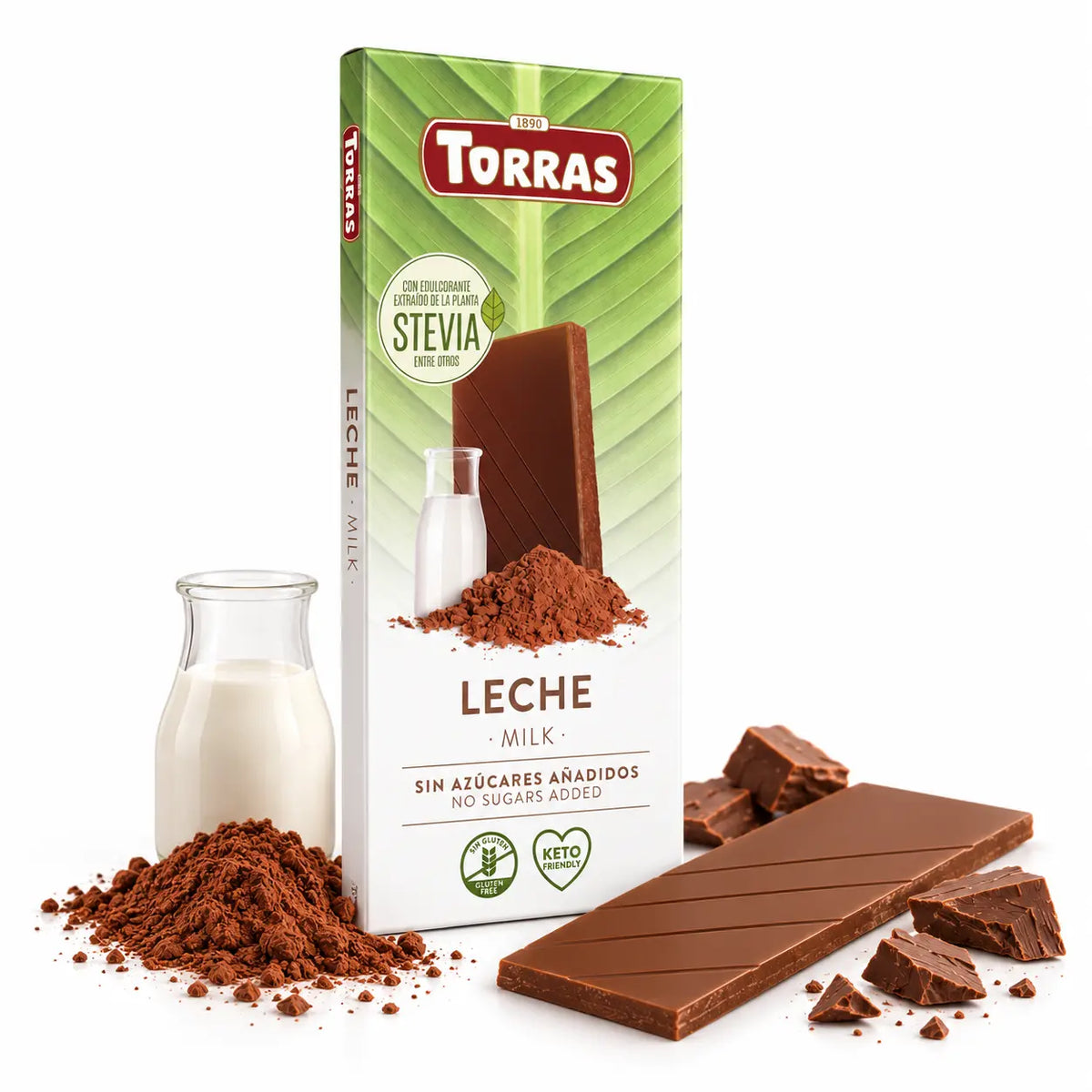 Chocolate con Leche con Stevia