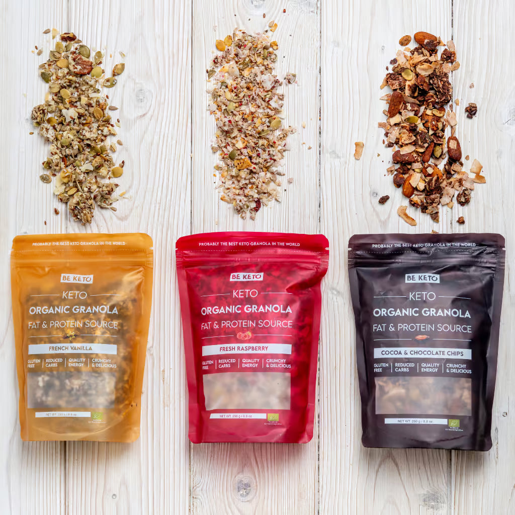 Granola Keto BIO – Cacao y Chocolate 250g