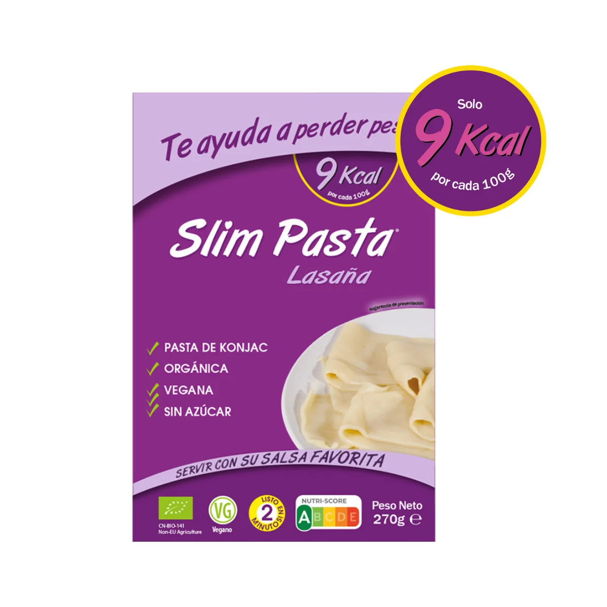 Lasaña de Konjac