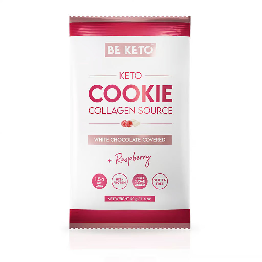Galleta Keto de Chocolate Blanco y Frambuesa