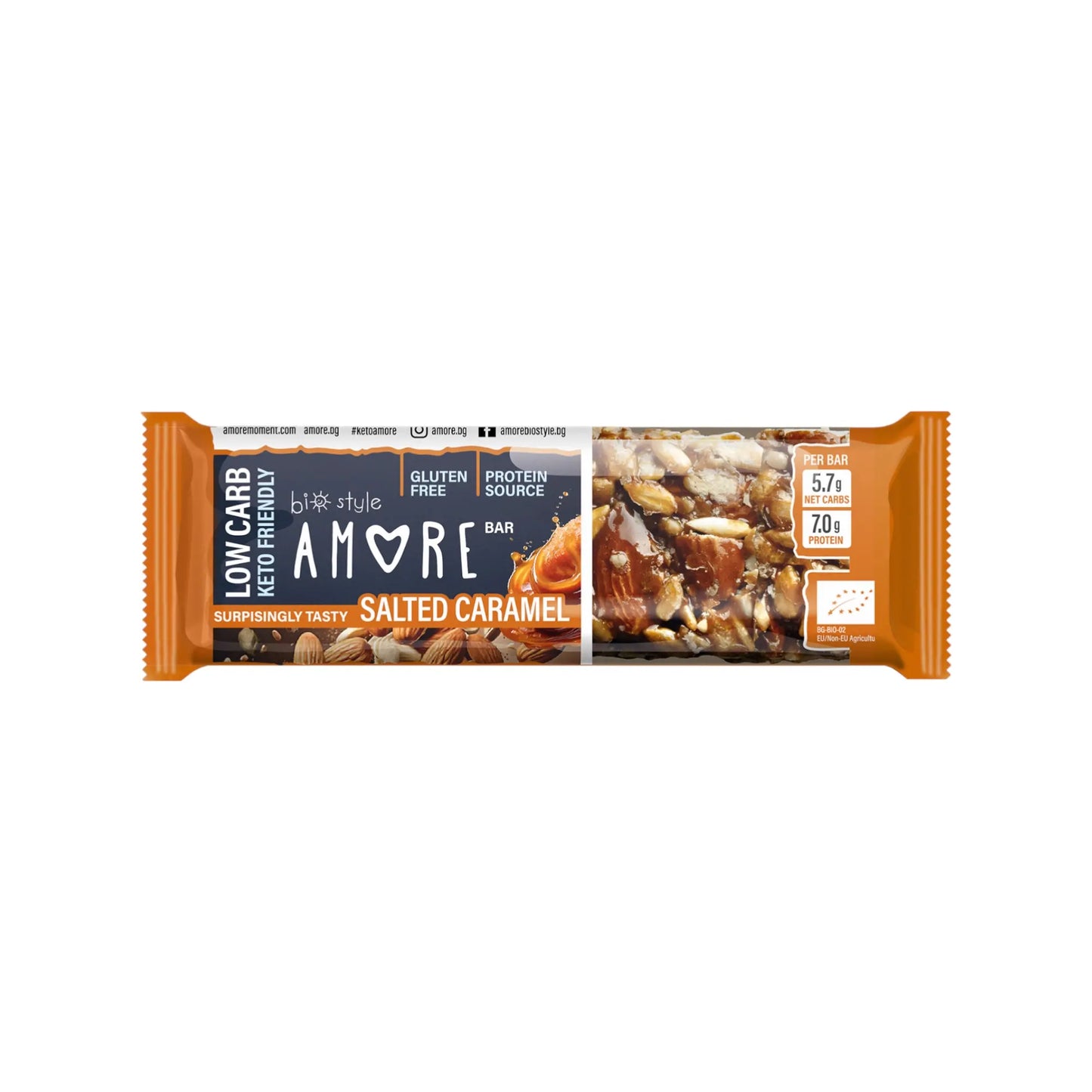 Barrita Low Carb Caramelo Salado 40g