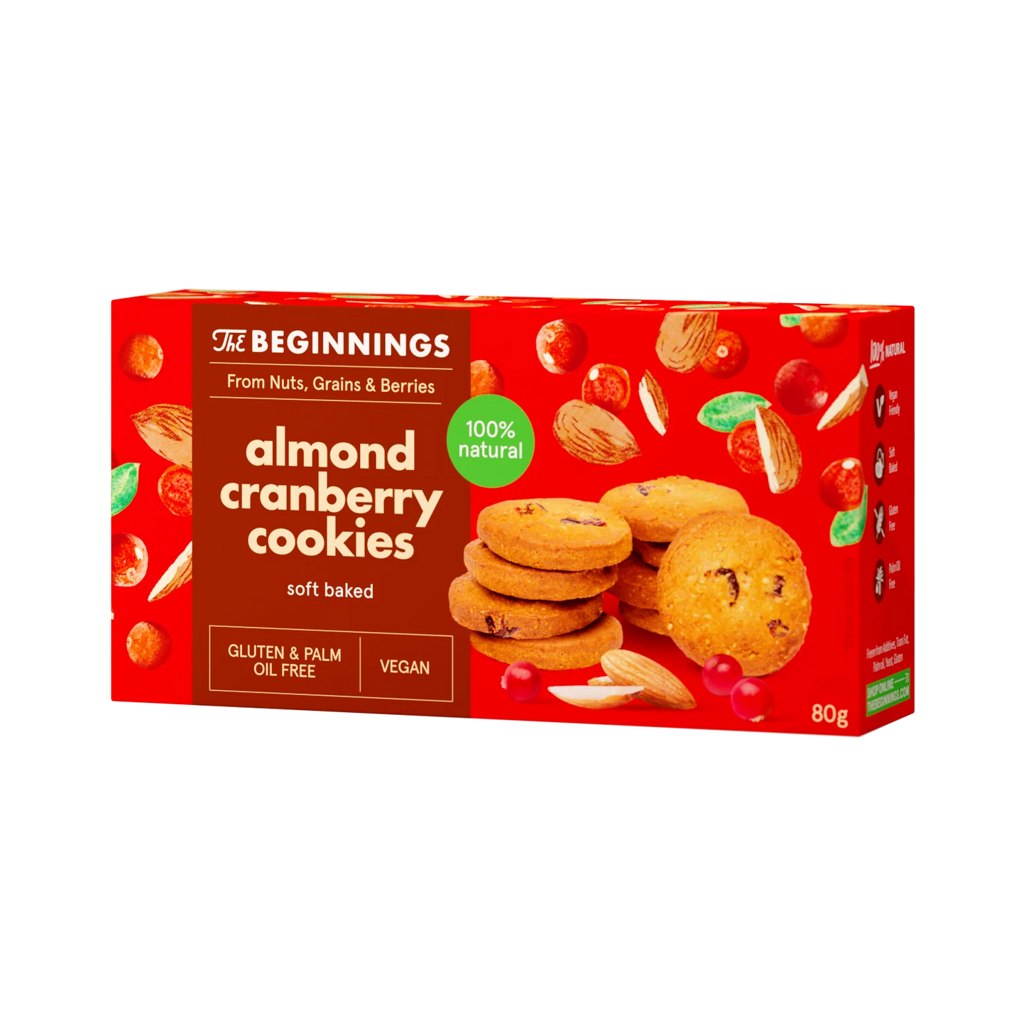 Galletas de Almendra y Arándanos Rojos
