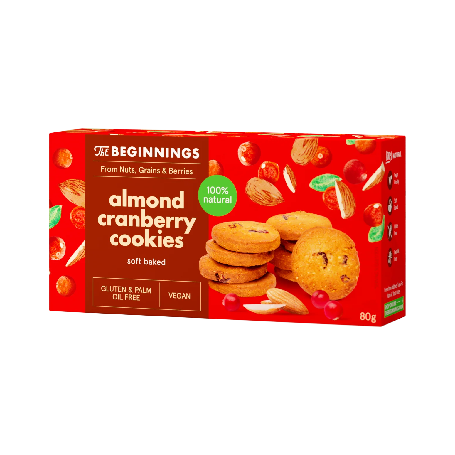Galletas de Almendra y Arándanos Rojos
