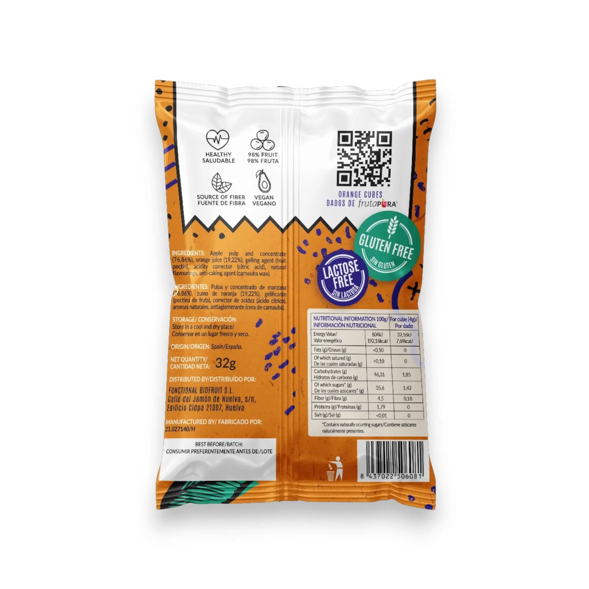 Snack Saludable de Naranja