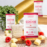 Galleta Keto de Chocolate Blanco y Frambuesa
