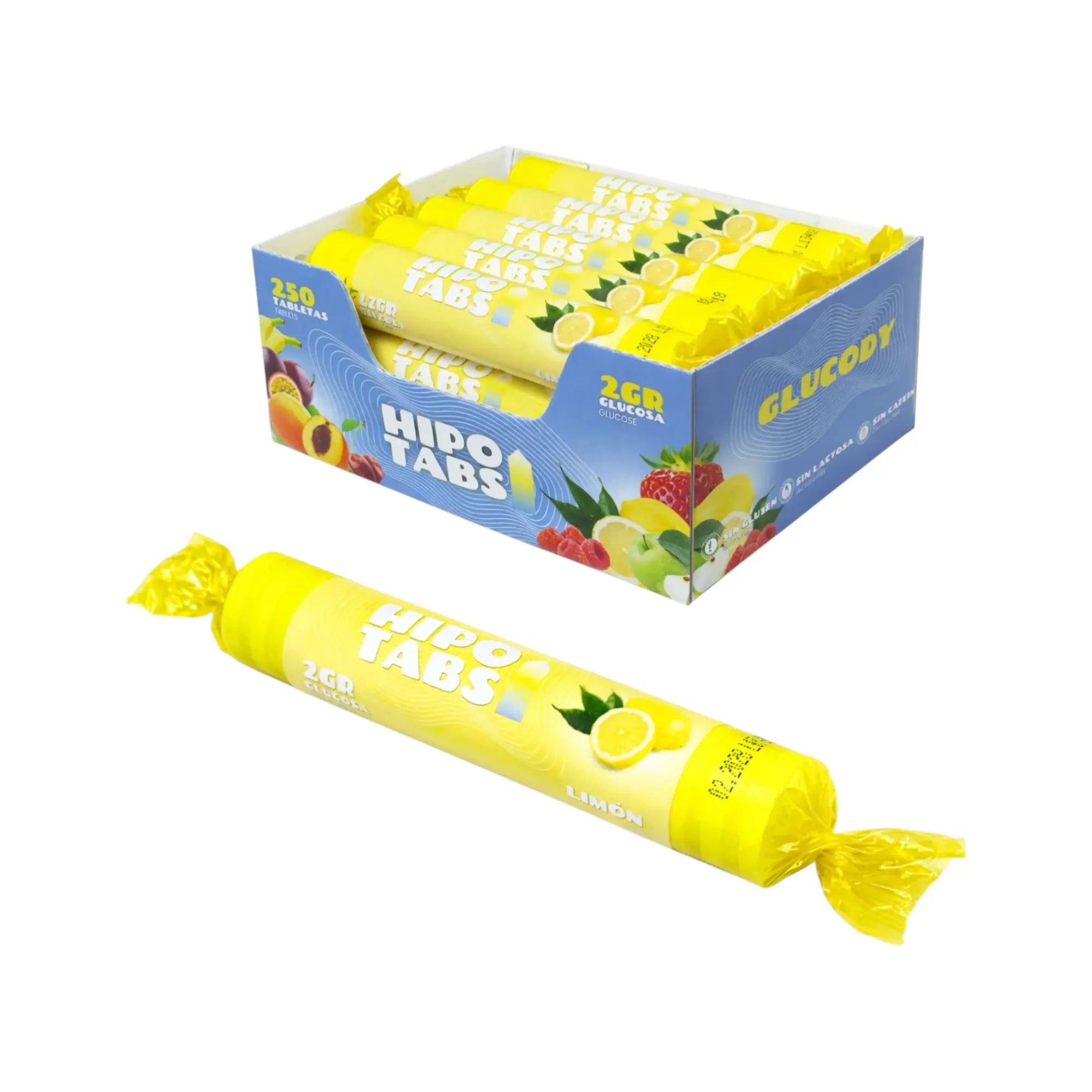 Pastillas de Glucosa de 2g. de Limón - Pack de 15