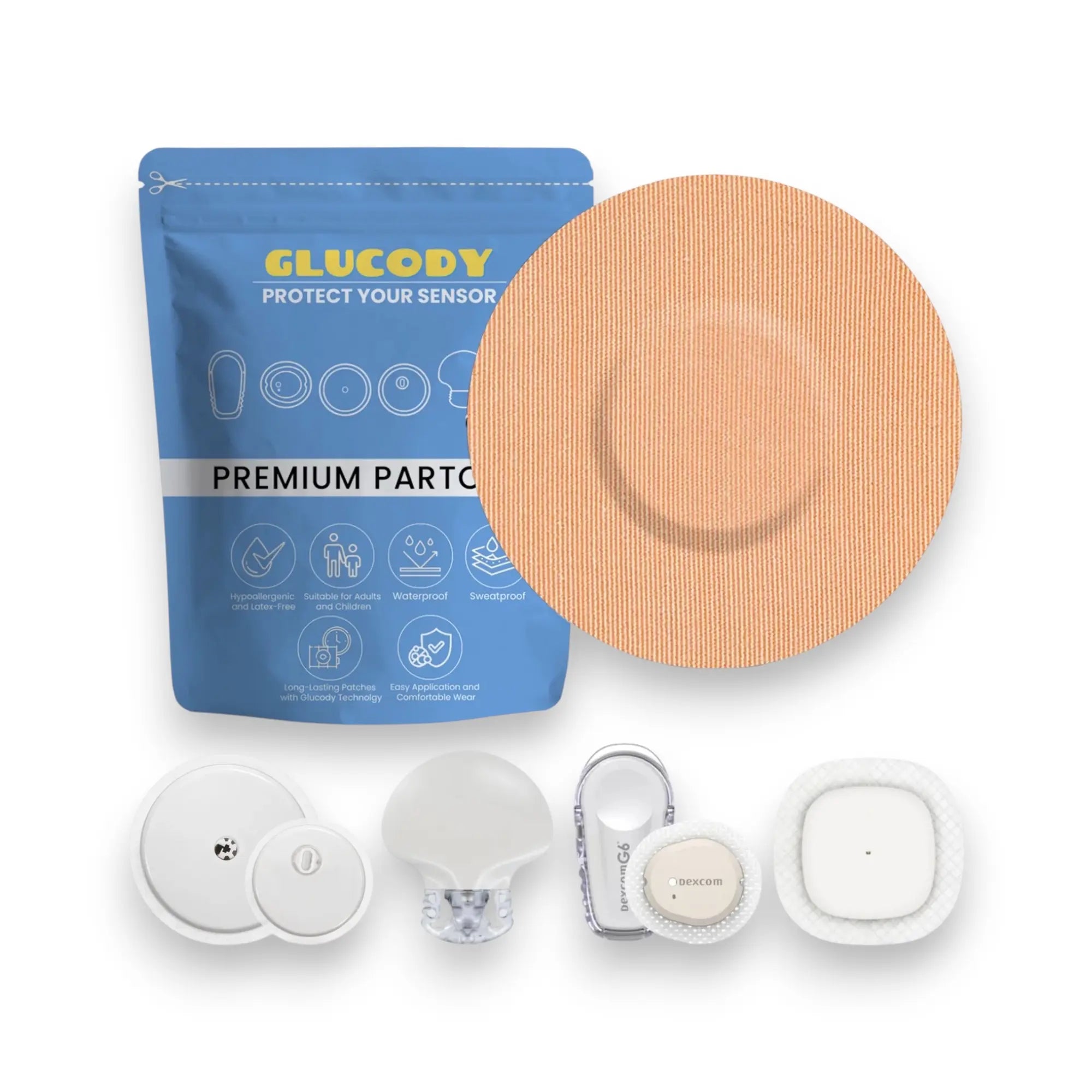 Parche Protector de Sensor Marrón - 10uds