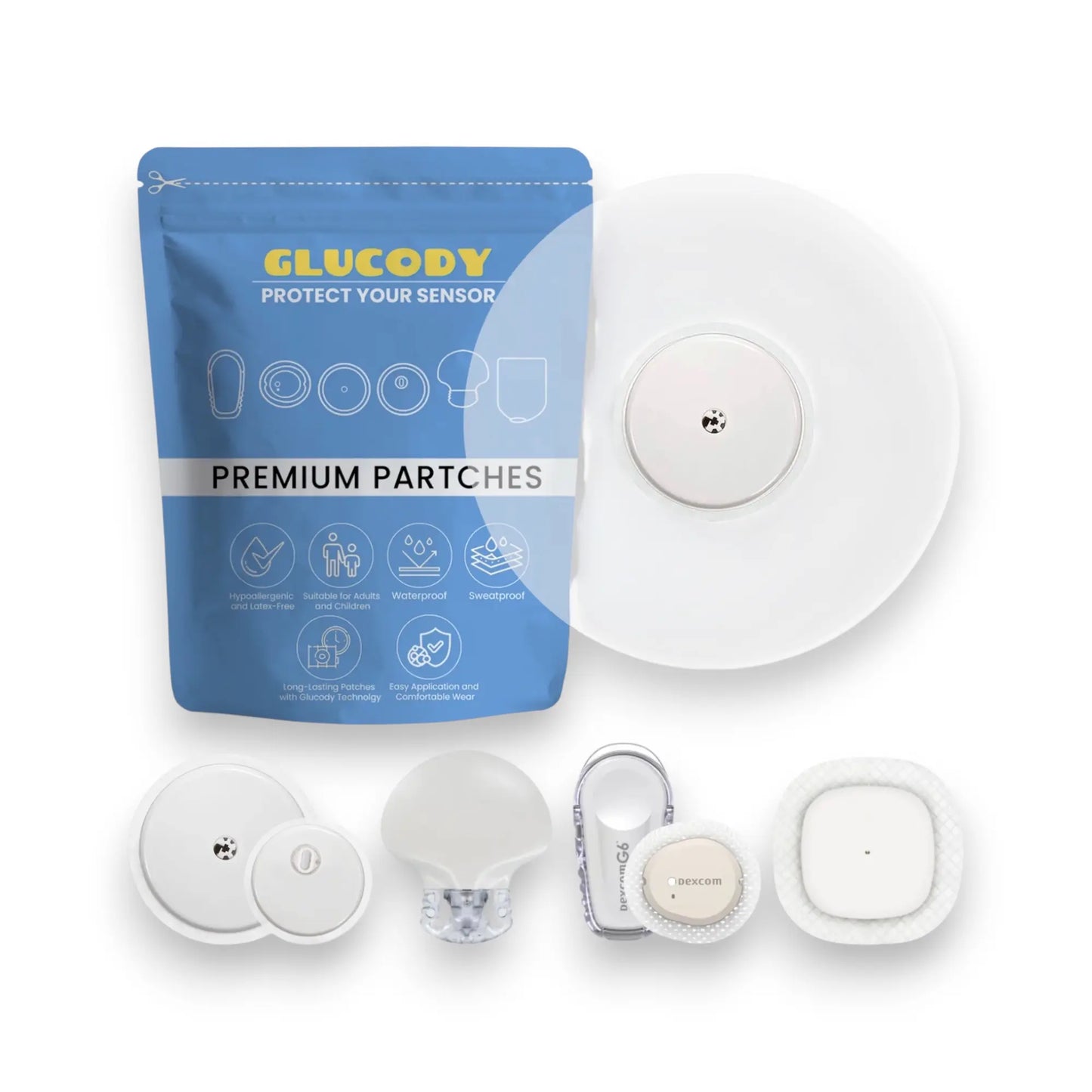 Parche Protector de Sensor Transparente - 10uds