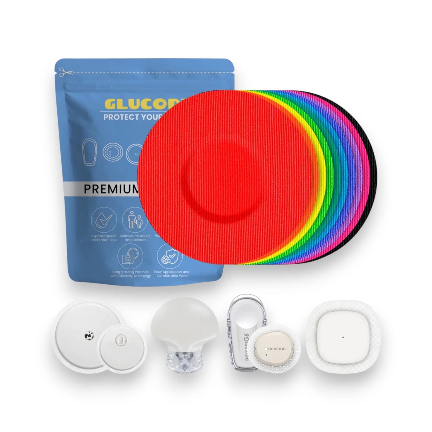 Parche Protector de Sensor Multicolor - 10uds