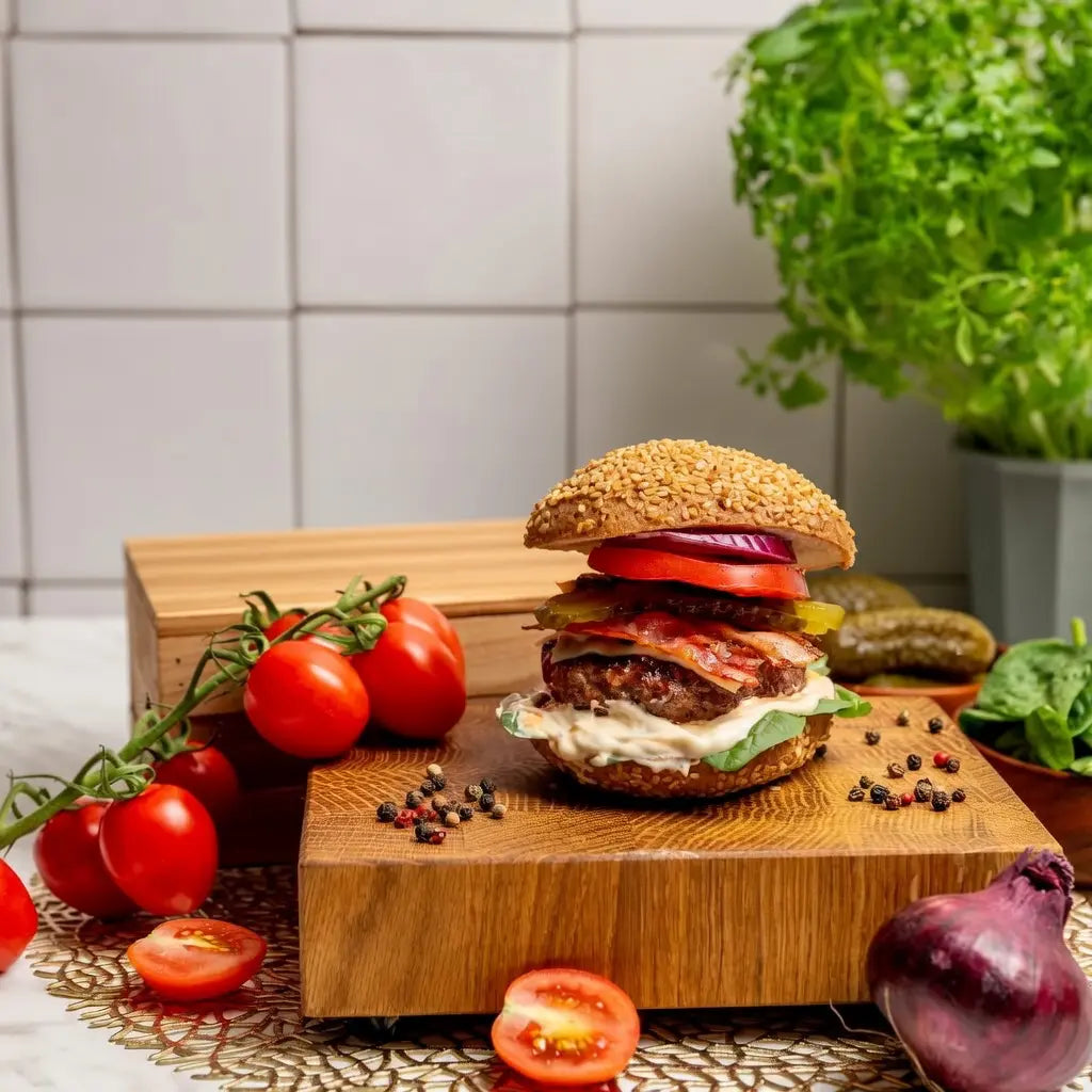 Pan de Hamburguesa Keto