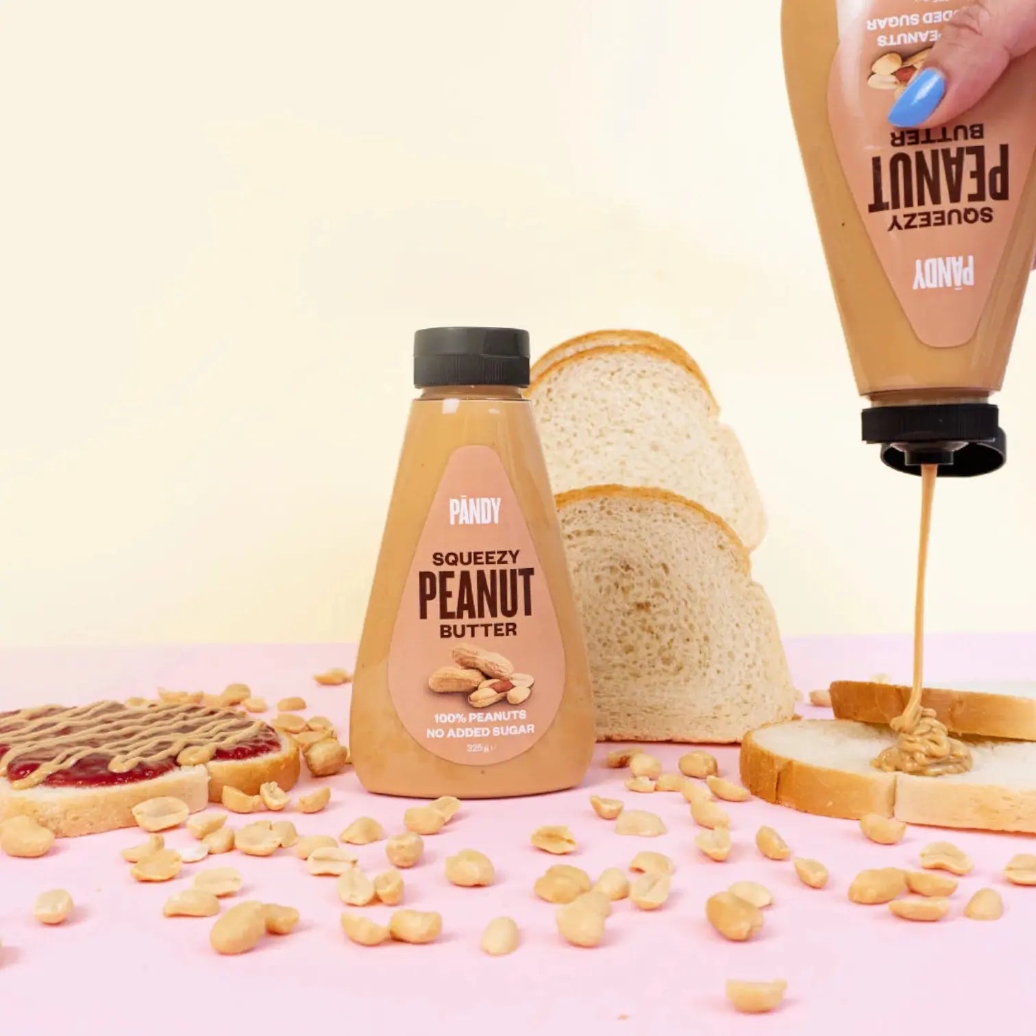 Crema de Cacahuete Pandy Squeezy 325g
