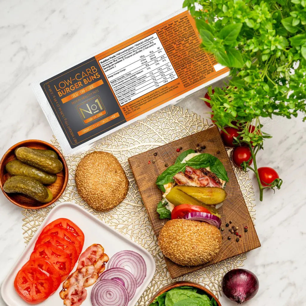 Pan de Hamburguesa Keto
