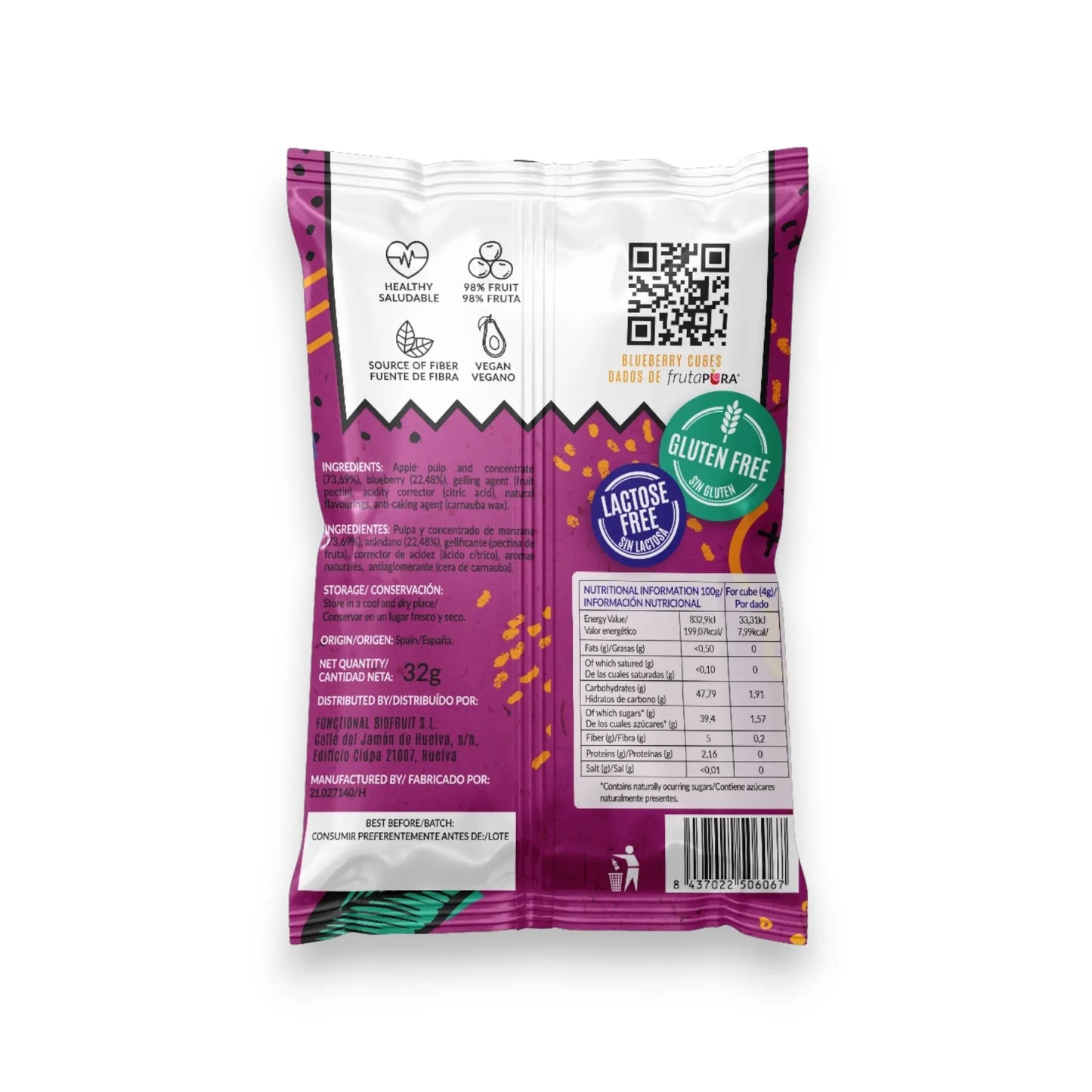 Snack Saludable de Arándanos