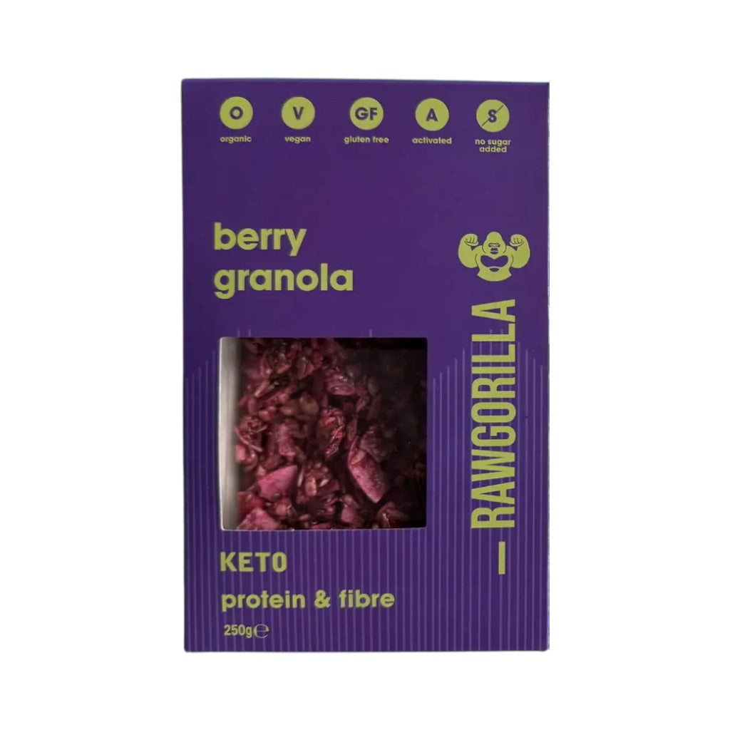 Granola Keto con Frambuesa BIO - 250g.